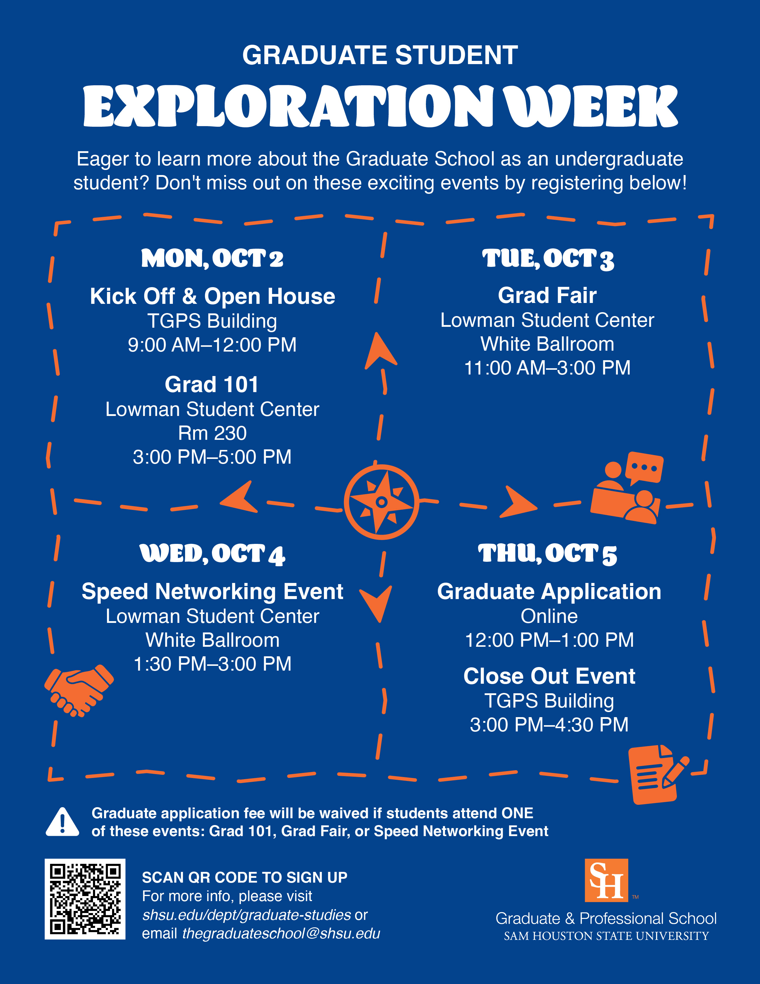 Grad Explore Week-Flyer